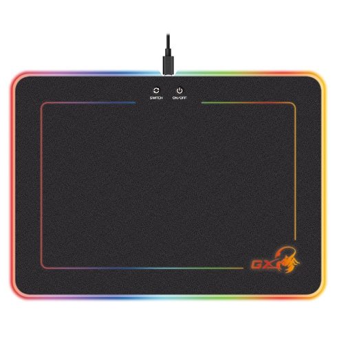 GENIUS GX GAMING podloga za miša GX-Pad 600H RGB/ 350 x 250 x 5,5 mm/ tvrda/ USB/ RGB pozadinsko osvjetljenje