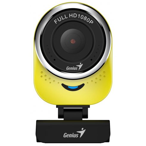 GENIUS web kamera QCam 6000/ žuta/ Full HD 1080P/ USB2.0/ mikrofon