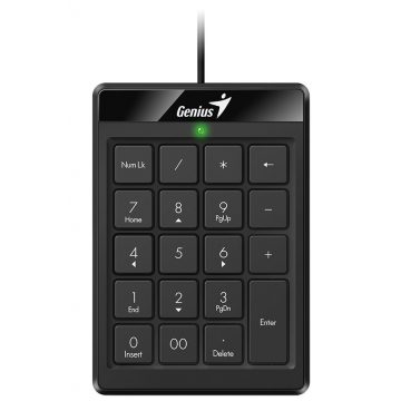 GENIUS NumPad 110/ Žičani/ USB/ tanak dizajn/ crni