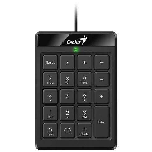 GENIUS NumPad 110/ Žičani/ USB/ tanak dizajn/ crni