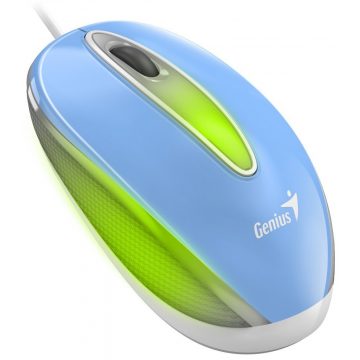   GENIUS DX-Mini Baby Blue/ žičani/ 1000 dpi/ USB/ plavi/ RGB LED