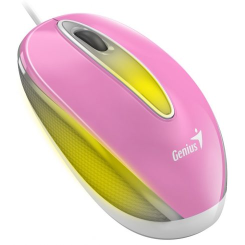 GENIUS DX-Mini Sakura Pink/ žičano/ 1000 dpi/ USB/ rozo/ RGB LED