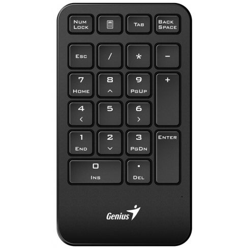 GENIUS NumPad 1000/ numerički/ bežični 2.4GHz/ mini prijemnik/ USB/ crni