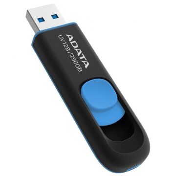 ADATA DashDrive UV128 256GB / USB 3.1 / crno-plavi