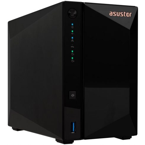 Asustor NAS AS3302T v2 2x 3,5" SATA, Realtek RTD1619B 1.7GHz, 2GB, 2.5GbE x1, USB3.2 Gen1 x3, WOW (Wake on WAN)