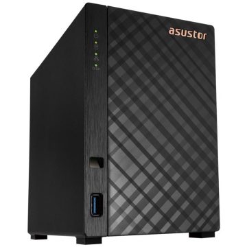   Asustor NAS AS1102TL 2x 3,5" SATA/ Realtek RTD1619B, četverojezgreni 1,7 GHz, 1GB, 1GbE x1, USB 2.0 x1, USB 3.2 Gen1 x1