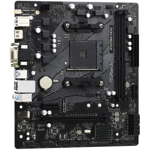 ASRock A520M-HVS / AMD A520 / AM4 / 2x DDR4 DIMM / M.2 / VGA / HDMI / mATX