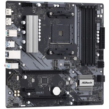   ASRock A520M PHANTOM GAMING 4 / AMD A520 / AM4 / 4x DDR4 DIMM / 2x M.2 /b HDMI / DP / mATX