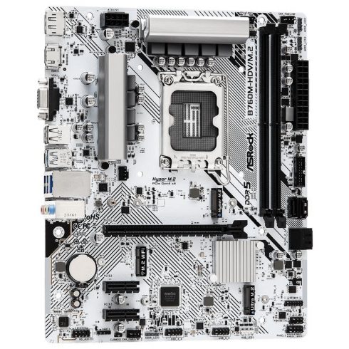 ASRock B760M-HDV/M.2 / Intel B760 / LGA1700 / 2x DDR5 / 2x M.2 / VGA / HDMI / DP / USB-C / mATX