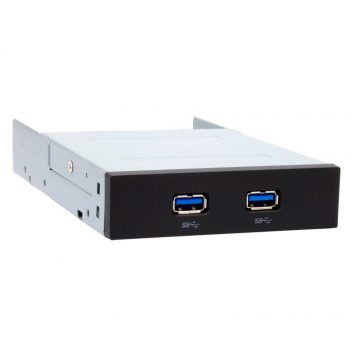 CHIEFTEC unutarnja kutija do 3,5", 2x USB3.0, crna