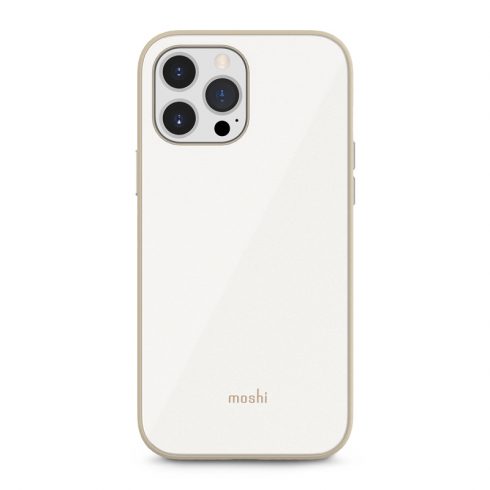 Moshi iGlaze - Premium Hybrid Case za iPhone 13 Pro Max (SnapTo sustav) (Pearl White)