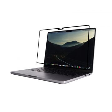   Moshi iVisor AG - Mat zaštitna folija za MacBook Pro 14" (M3/M2/M1/2023-2021) (crna/prozirna/mat)