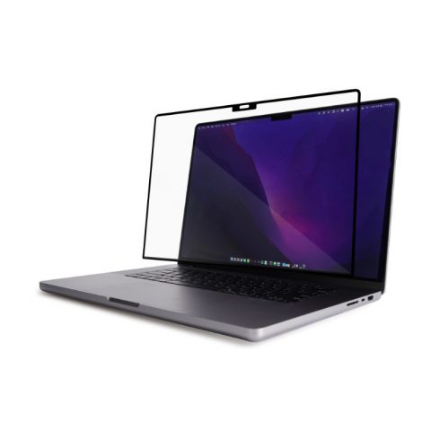 Moshi iVisor XT - Zaštita ekrana za MacBook Pro 16" (M3/M2/M1/2023-2021) (Crni okvir)