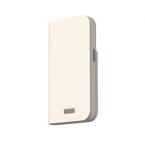 Moshi Overture MagSafe - kožna 3-u-1 torbica s poklopcem za iPhone 15 Pro (Eggnog White)