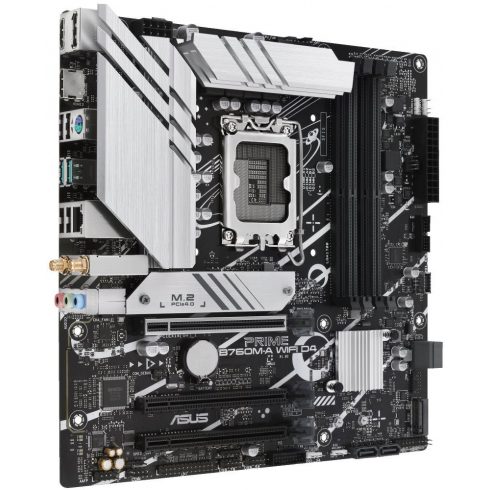 ASUS PRIME B760M-A WIFI D4 / Intel B760 / LGA1700 / 4x DDR4 / 2x M.2 / DP / 2x HDMI / WIFI / mATX