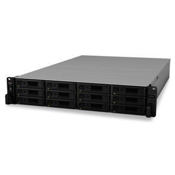   Synology RS3618xs 12-bay NAS, VMware®, Citrix®, Microsoft® Hyper-V®, rack 2U, 8GB RAM, 2x USB 3.0, 4x GLAN, 2x Gen3 x8