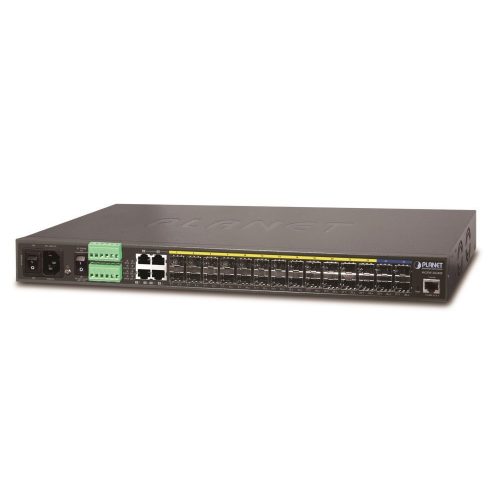 Planet MGSW-28240F Metro L3 prekidač, 14x1Gb SFP, 10x2.5Gb SFP+, 4x10Gb SFP, 36-60VDC, -40~75°C