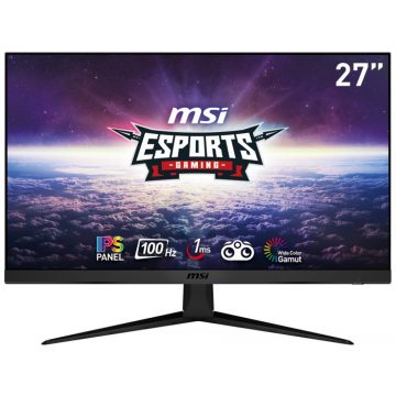   MSI Gaming G2712V/ 27"/ 1920x1080/ IPS/1ms/ 300cd/m2/ 1000:1/ HDMI/ DP/ crni