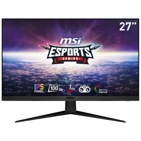 MSI Gaming G2712V/ 27"/ 1920x1080/ IPS/1ms/ 300cd/m2/ 1000:1/ HDMI/ DP/ crni