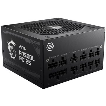   MSI izvor MAG A750GL PCIE5/ 750W/ ATX3.0/ akt. PFC/ ukupno 7 godina. jamstvo/ 120 mm ventilator/ modularno kabliranje/ 80PLUS Gold