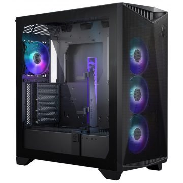   MSI kućište MPG GUNGNIR 300R AIRFLOW/ bez napajanja/ lijevo kaljeno staklo/ 4x 120 mm A-RGB ventilator/ 1x USB-C/ 2x USB3.2/ crna