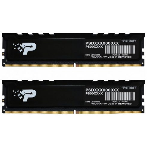 PATRIOT Signature Premium 32GB DDR5 5600MT/s / DIMM / CL46 / 1,1V / Kit 2x 16GB