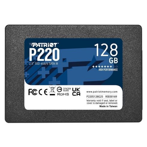 PATRIOT P220 128GB SSD / Interni / 2.5" / SATA 6Gb/s /