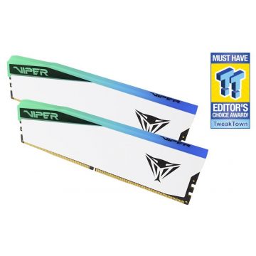   PATRIOT VIPER ELITE 5 BIJELI RGB 32GB DDR5 7000MHz / DIMM / CL38 / Kit 2x 16GB