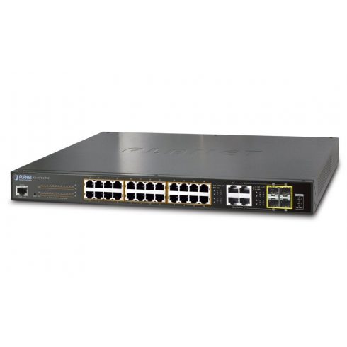 Planet GS-4210-24PL4C L2 prekidač, 28x1Gb, 4x1Gb SFP, 24x PoE 802.3at 430W