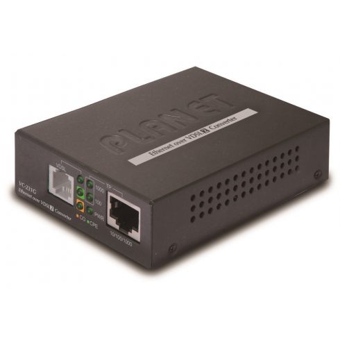 Planet VC-231G, Ethernet VDSL2 pretvarač, 1000Base-T, glavni/podređeni, profil 30a, G.993.5 vektoriranje, G.INP