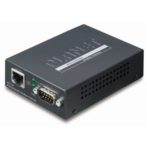 Planet MODBUS pristupnik RS-422/485 na IP, 1x COM, 100Base-TX, RTU/ACSII, -10~+60°C