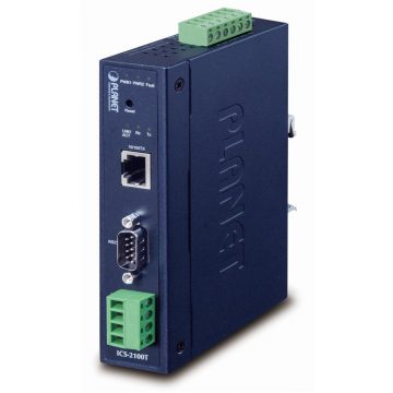   Planet RS-232/422/485 u IP industrijski pretvarač, 1x COM, 1x 100Base-TX, 9-48VDC, -40~+75°C, IP30, SNMP+Telnet