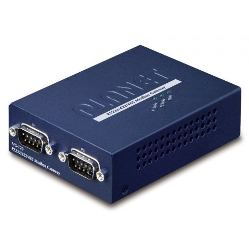 Planet MODBUS pristupnik RS-232/422/485 na IP, 2x COM, 100Base-TX, RTU/ACSII, -10 do +60°C, 5VDC