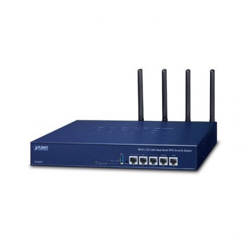 Planet VR-300W5 Enterprise usmjerivač/vatrozid VPN/VLAN/QoS/HA/AP kontroler, 2xWAN(SD-WAN), 3xLAN, WiFi 802.11ac