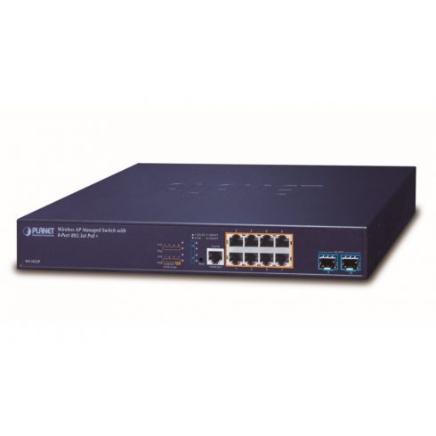 Planet WS-1032P, WLAN kontroler za 32x AP, 8xGE, 2x 10G SFP+, PoE 802.3at 30/120W, VLAN, ACL, IGMP, MLD