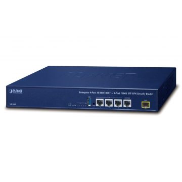   Planet VR-300F Enterprise usmjerivač/vatrozid VPN/VLAN/QoS/HA/AP kontroler, 2xWAN(SD-WAN), 3xLAN, 1xSFP