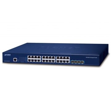   Planet SGS-6310-24T4X L3 preklopnik, 24x1Gb, 4x10Gb SFP+, HW/IP stog, VSF/klaster