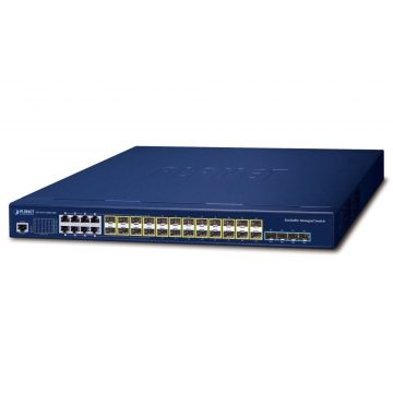   Planet SGS-6310-16S8C4XR L3 preklopnik, 8x1Gb, 24x1Gb SFP, 4x10Gb SFP+, HW/IP stog, 2x napajanje, VSF/klaster