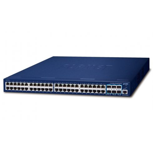 Planet SGS-6310-48T6X L3 preklopnik, 48x1Gb, 6x10Gb SFP+, HW/IP stog, VSF/klaster