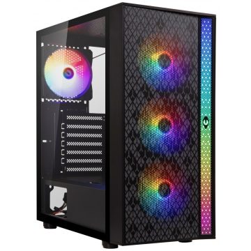   BitFenix kućište Light / ATX / 4x120mm RGB ventilator / 2xUSB 3.0 / USB 2.0 / kaljeno staklo / crno