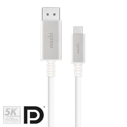 Moshi USB-C na DisplayPort kabel 1,5 m, 5K (bijeli)