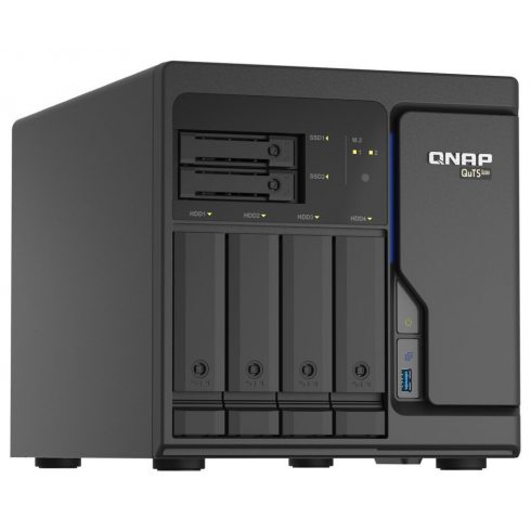 QNAP TS-h686-D1602-8G Xeon D-1602/2,5-3,2GHz/8GBRAM/4x3,5SATA/2x2,5SATA/2xM.2/4x2,5GbE/3xUSB3.2/2xPCIe