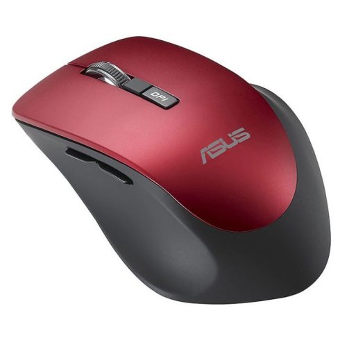 ASUS WT425/ Ergonomski/ Optički/ Bežični USB/ Crveni