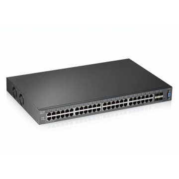   ZyXEL XGS2210-52 / 52 porta / Managed Layer2+ / Gigabit Ethernet switch / 48x GLAN + + 4x 10GbE SFP+ porta / L2 multicast