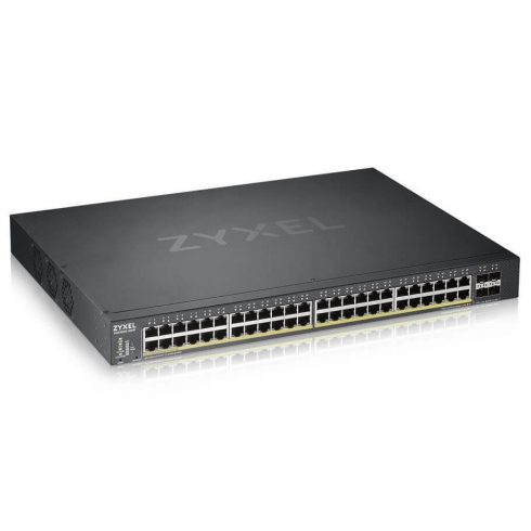 Zyxel XGS1930-52HP 52-portni Smart Managed PoE Switch, 48x gigabit PoE RJ45, 4x 10G SFP+, 375W pro PoE