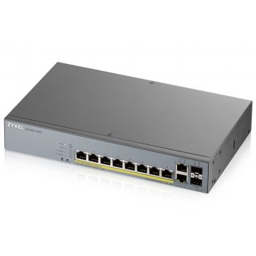   Zyxel GS1350-12HP 12 Port pametni upravljani CCTV PoE preklopnik, veliki domet, 130 W, 10x GbE, 2x SFP