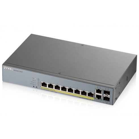 Zyxel GS1350-12HP 12 Port pametni upravljani CCTV PoE preklopnik, veliki domet, 130 W, 10x GbE, 2x SFP