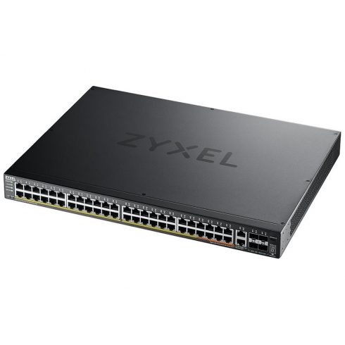 ZyXEL XGS2220-54HP, L3 pristupni prekidač, 600W PoE, 40xPoE+/10xPoE++, 48x1G RJ45 2x10mG RJ45, 4x10G SFP+ Uplink, uklj. 1 god