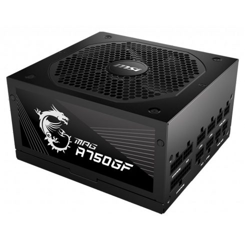 MSI izvor MPG A750GF/ 750W/ ATX/ akt. PFC/ 10 godina ukupnog jamstva/ 140 mm ventilator/ modularni kabeli/ 80PLUS Gold