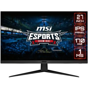   MSI Gaming G2712/ 27"/ 1920x1080/ IPS/ 1ms/ 170Hz/ 250cd/m2/ 1100:1/ HDMI/ DP/ crna